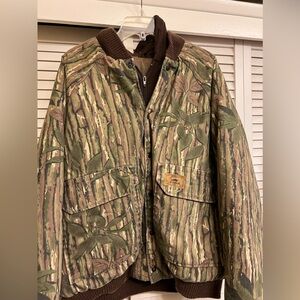 VINTAGE DUXBAK Realtree Camo Winter Hunting Jacket Sz xl